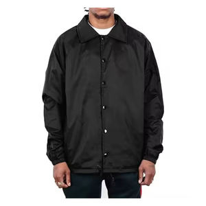 Chaqueta cortavientos ligera de calle alta para hombre, impermeable, con capucha, deporte al aire libre, correr, moda, abrigo transpirable para invierno - Product Image 1