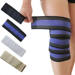 Top High Quality Premium Design Unisex Weight Lifting <b>Knee</b> Wraps New Best Selling Rubber <b>Knee</b> <b>Supports</b> - Product Image 1