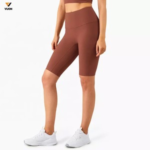 2025 grande taille femmes formel taille moyenne extensible Yoga Leggings taille élastique imperméable séchage rapide respirant Shorts de course - Product Image 6