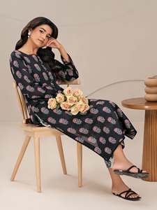 Trajes Shalwar Kameez de Diseñador para Mujer, 2 Piezas, Choli y Salwar Estampados, Color Personalizado, Secado Rápido, Ligeros y Cómodos - Product Image 4