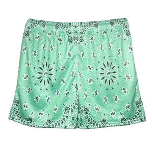 กางเกงขาสั้นตาข่ายสองชั้นพร้อมเชือกโพลีเอสเตอร์5นิ้วสำหรับผู้ชายบาสเก็ตบอล - Product Image 5