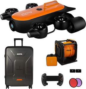 Robot Submarino Profesional TTetherX Titan ROV AUV de 150M con Cámara 4K UHD, Control Remoto, Detección Submarina -T1 150m - Product Image 1
