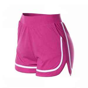 Shorts de sport pour femmes sans couture, unis, taille haute, effet push-up, style athlétique, avec poches, extensibles dans les quatre sens - Product Image 5