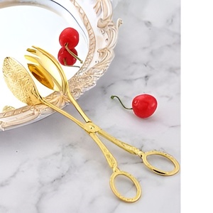 Juego elegante de pinzas para ensalada de latón de alta calidad, juego de cubiertos para servir alimentos a precio mayorista, hecho en La India - Product Image 5