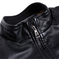 Fournisseur direct d'usine, service OEM, hiver, extérieur, haute qualité, dernier design, couleur personnalisée, logo, homme, cuir fin, imperméable