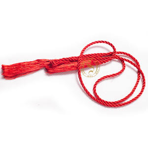 Cordons de Cincture enduits personnalisés de haute qualité avec des glands de prêtre multicolores pour sacs à vêtements - Product Image 3