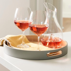 ถาดเส้นใยไม้ไผ่แบบหมุนพิมพ์ลายมาใหม่ถาดขดธรรมชาติสำหรับเค้กช็อคโกแลตและขนมลูกกวาดเสิร์ฟ - Product Image 1