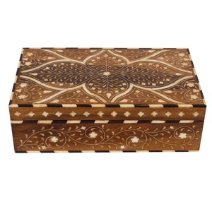 Colorful Hand-painted Solid <b>Wood</b> Storage Box with Intricate Design Unique Handcrafted Drawers for Modern Living Room Home Decor - Product Image 2