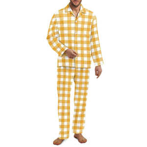 Pyjama à boutons pour hommes Hawaii Palaka simple et polyvalent avec personnalisation personnalisée en usine - Product Image 3
