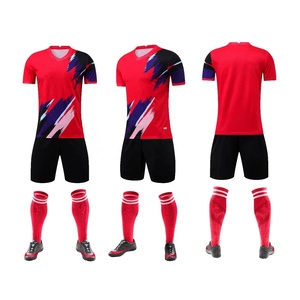 Ensemble d'uniformes de football en tissu 100% polyester au design Unique - Product Image 4