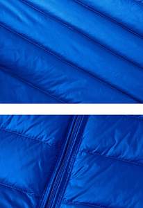 Men's Winter Waterproof Puffer Waistcoat Fur Cotton <b>Body</b> <b>Warmer</b> Jacket Featuring <b>Hood</b> Zipper Pocket Printed Made Polyester - Product Image 6