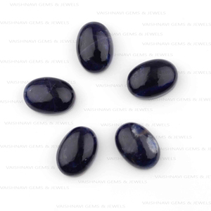 Premium Quality Natural <b>Sodalite</b> 10x14mm Oval Flat Back Cabochon Calibrated Loose Gemstone Jewelry Making Wholesale Bulk Supply - Product Image 1