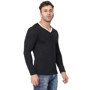 T-shirts pour hommes, nouveau design, tendance, haute qualité, style vintage, imprimé animal, coupe ajustée, manches longues, soie/coton, anti-rides - Product Image 1