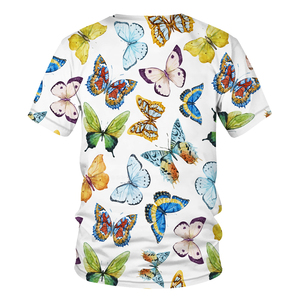 Camiseta de mujer con logotipo personalizado Camiseta de algodón de manga corta para adultos con cuello redondo-Camiseta de mujer Plain Technics con impresión personalizada - Product Image 6