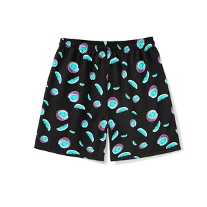 Pantalones cortos de baño con Estampado de sandía de verano 2022 para hombre con cintura con cordón, pantalones cortos de playa de tela con estampado aleatorio, OEM disponible - Product Image 5