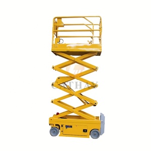 Plateforme élévatrice verticale hydraulique sur chenilles de 10 m à 12 m pour l'extérieur - Product Image 1