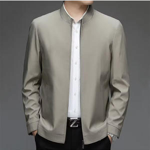 Veste décontractée pour homme à col montant, coupe ample, printemps et automne, prix d'usine en Chine, logo personnalisé brodé, Bangladesh - Product Image 6