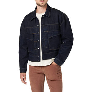 แจ็คเก็ตยีนส์ผู้ชายคุณภาพพรีเมียม ผ้าฝ้าย 100% สไตล์วินเทจ แห้งเร็ว ระบายอากาศดี คอลเลคชั่นฤดูหนาว เย็บอย่างดีเยี่ยม น้ำหนัก 340 กรัม - Product Image 6