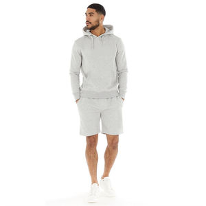 Conjuntos de pantalones cortos con capucha, chándales de diseño personalizado, ropa deportiva transpirable de secado rápido, ropa deportiva elegante, conjuntos atléticos informales - Product Image 1