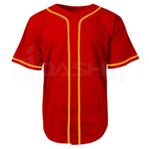 2024 nouveaux vêtements de sport maillot de Baseball personnalisé maillot de Baseball jeunesse de haute qualité avec bouton complet uniforme de Baseball pour hommes - Product Image 6