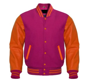 Veste légère pour hommes Varsity Bomber College Streetwear décontracté parfait pour les vêtements de plein air confortables et les activités quotidiennes - Product Image 3