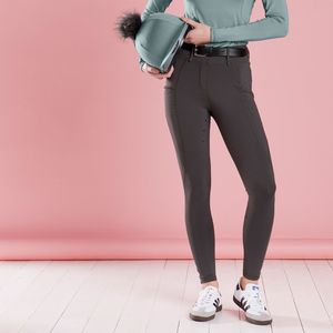 Nueva llegada ropa ecuestre ropa deportiva Leggings pantalones personalizados al por mayor de cuatro vías estiramiento caballo medias Leggings - Product Image 4