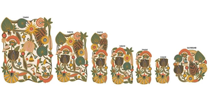 Alfombra de corredor de lana 100% con mechones a mano de optimismo floral, diseño alto y bajo para el hogar, dormitorio o galería, tamaño personalizado - Product Image 6