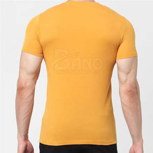 Camiseta de algodón/fibra de bambú para hombre, novedad de 2022, camiseta juvenil de media manga personalizable, oferta en línea - Product Image 6