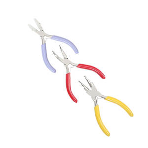 Kit de pinces à bijoux d'approvisionnement direct d'usine en différentes tailles prix de gros Kit de pinces à bijoux de couleur unie - Product Image 3