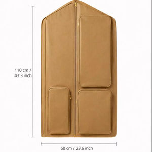 Housse de vêtement moderne et tendance en non-tissé 2026 avec fermeture éclair, poignée et design multi-poches pour le transport quotidien et en voyage - Product Image 1