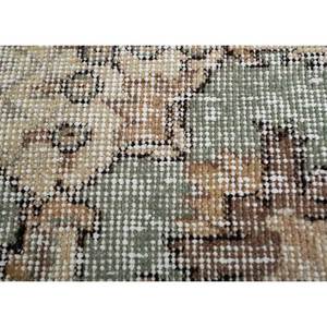 พรมขนสัตว์ถักมือสีทองวินเทจ ขนาด 9x12 ฟุต รูปทรงสี่เหลี่ยมผืนผ้า ลายเหรียญตรา สำหรับห้องนั่งเล่นหรือห้องนอน รุ่น Pae-2777 - Product Image 3