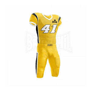 Uniformes de Fútbol Americano 100% Poliéster Talla Grande Antibacterianos Personalización Completa Jersey Ropa Deportiva para Hombre - Product Image 3