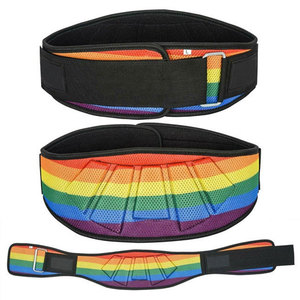 เข็มขัดนีโอพรีนแบบซับลิเมชั่น ผิวเรียบ สไตล์เรียบง่าย สวมใส่สบาย ไม่ลื่น รองรับหลังสำหรับยกน้ำหนัก - Product Image 1