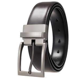 Cinturón de Cuero Clásico para Hombre, Hebilla de Acero, Calidad Premium, Impermeable, Duradero, Transpirable, Ligero y Personalizable - Product Image 5