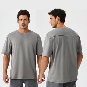 Camiseta deportiva transpirable antibacteriana de secado rápido para hombre, camiseta de manga corta para deportes al aire libre - Product Image 1