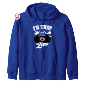 Zeta Phi Beta Sorority Bordado Mujeres Terry Fleece Hoodie | ZPB Sorority Bordado Mujeres Griego Algodón Fleece Hoodies - Product Image 5