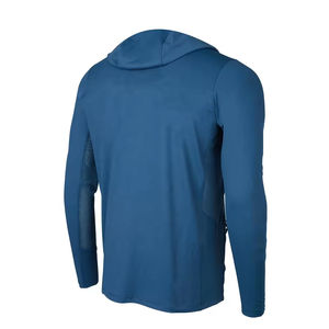 Sudadera CON CAPUCHA DE PESCA transpirable impermeable para hombre, diseño de protección solar de poliéster 100% personalizable - Product Image 5