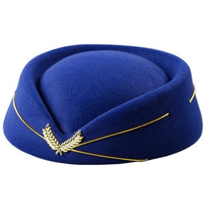 Chapeau béret en laine de haute qualité, vintage, uni, style britannique, pour hôtesse de l'air, chapeau formel, toutes saisons - Product Image 2