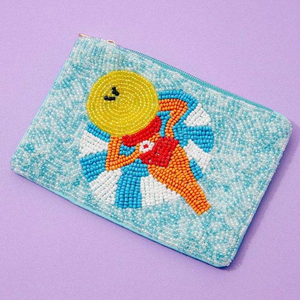 Fashion Coin <b>With</b> Hand Beading And <b>Zip</b> Custom Available Artistic Beaded Coin Custom Colors And Designs Available - Product Image 6