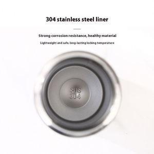 Mug isotherme japonais en acier inoxydable de 500 ml, grande capacité, portable pour l'extérieur, tasse à eau pour voiture avec poignée de transport - Product Image 5