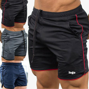 Pantalones cortos de secado rápido con estampado elástico de 4 vías para hombre, pantalones cortos de malla para correr, Fitness, entrenamiento atlético, gimnasio - Product Image 6