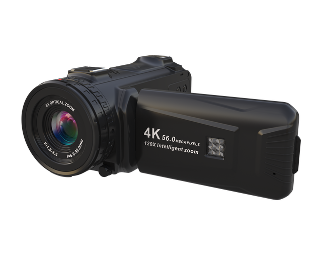 Newest HD 4K 56MP Video Cameras  6X Optical Zoom 4.0 IPS Touch Screen Handheld Camcorder DV Vlogging Camera for Photography