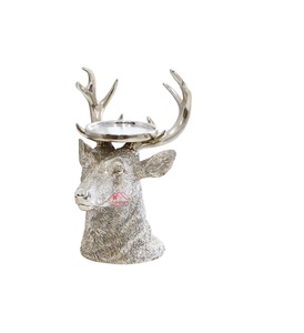 Bougeoir pour décoration de Noël en intérieur Utilisez un bougeoir en métal fini antique dans un arbre de Noël Deign Metal - Product Image 3