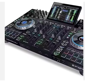 Auuthentic Deenon DJ PRIIME 4 Profesional 4-Deeck Sttandalone Smmart DJ Coontroller y Auudio Miixer para DJJs - Product Image 1