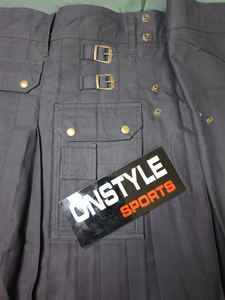 สก็อตต์ขนแกะสีดำสำหรับผู้ชายทนทานทำด้วยมือมีกระเป๋าแฟชั่นสไตล์บาสซูน - Product Image 4