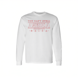 T-shirt à manches longues Erica : Vous ne pouvez pas prononcer l'Amérique sans Erica - T-shirt promotionnel personnalisable - Product Image 2