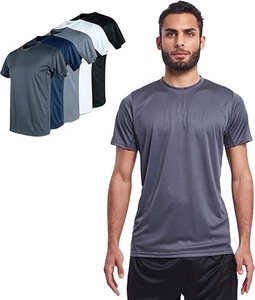 T-shirt col rond de haute qualité pour hommes, estival, multicolore, vente en gros, mode GYM, T-shirt brodé avec Logo personnalisé - Product Image 1