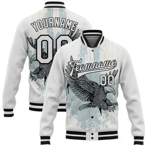 Direct Industry Wholesale Casual Winter Custom Navy White-<b>Gold</b> Bomber Full-Snap Varsity Letterman Jacket - Product Image 3