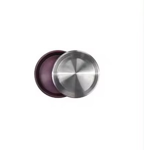Platos de aluminio hechos a mano nuevos platos de diseño elegante plato de aluminio de cena forma redonda pieza de alta calidad - Product Image 1