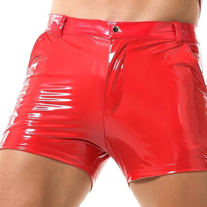 Service OEM Nouveau Style Shorts en Cuir PU pour Hommes de Bonne Qualité Prix de Gros Nouveaux Shorts en Cuir Design - Product Image 3